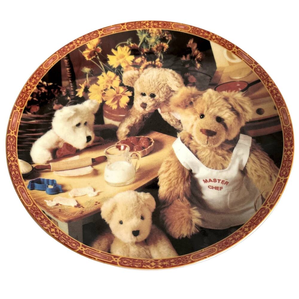 SKU 1503 Formalities by Baum Bros Little Bears Collection Plate At The Kitchen